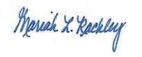 Mariah L. Rackley's signature